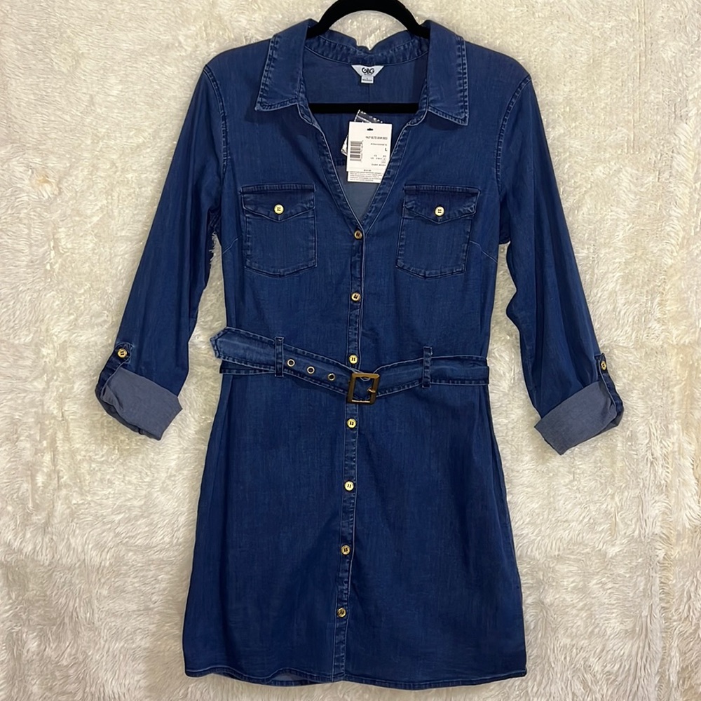 GBG, Denim dress, size Large